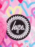 Hype pink graffiti hearts lunch box - British product