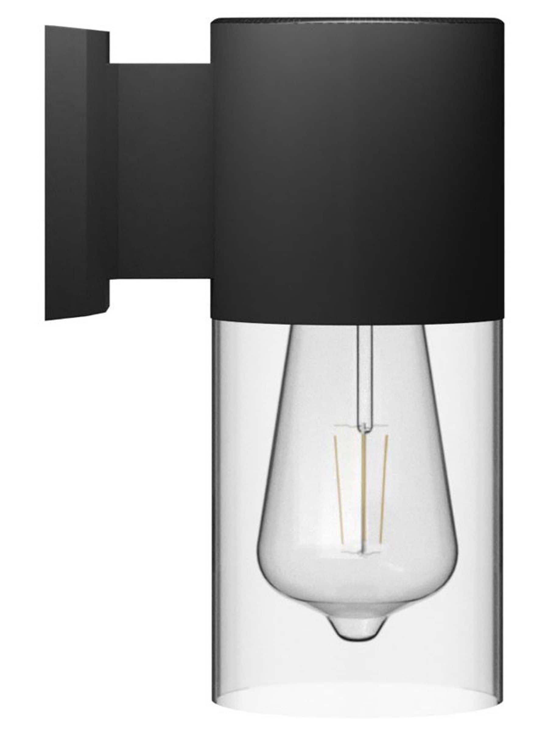 SolarCentre solar wall light black Salcombe - British product