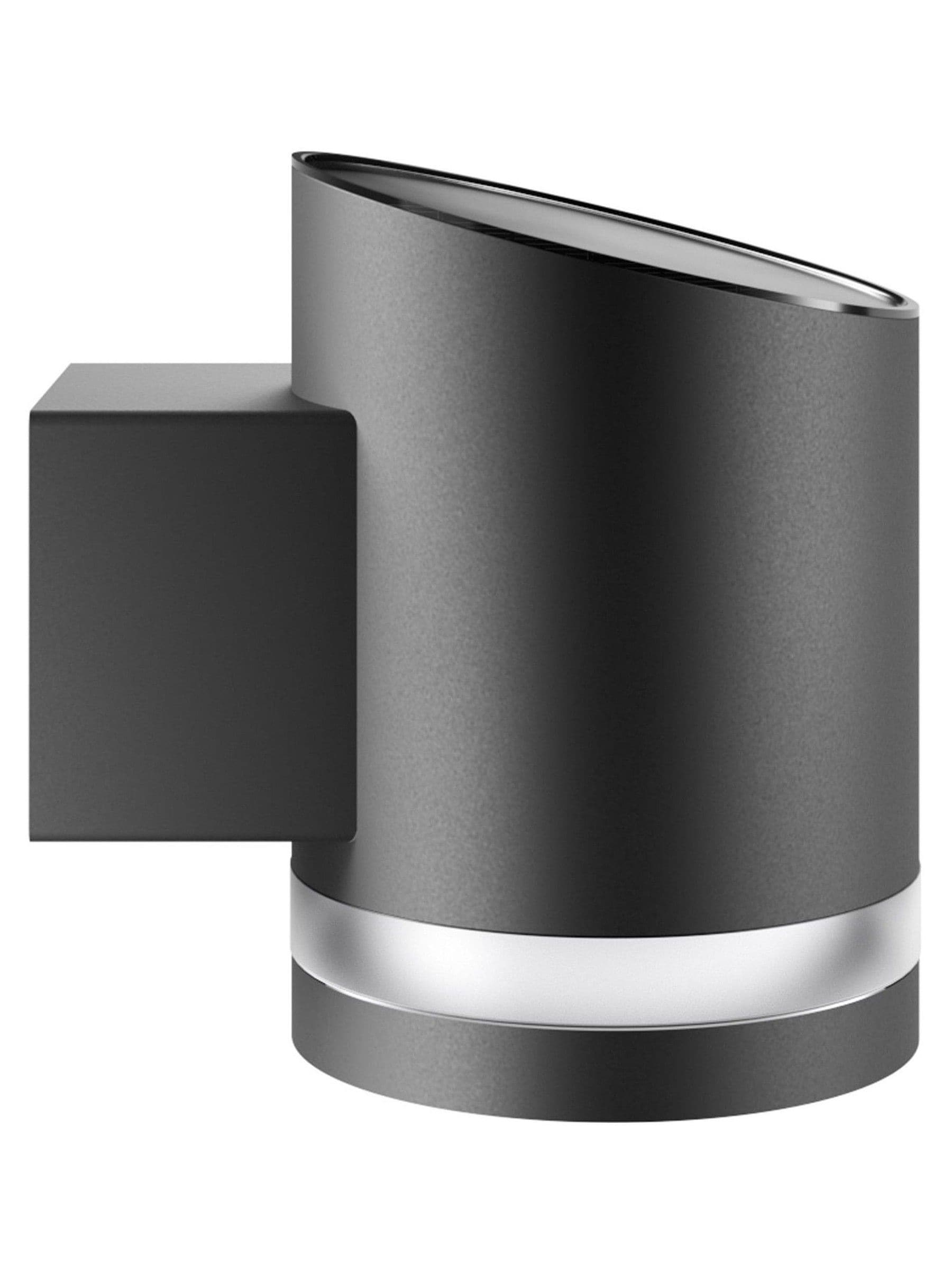SolarCentre grey Truro solar outdoor wall light, imported from the UK