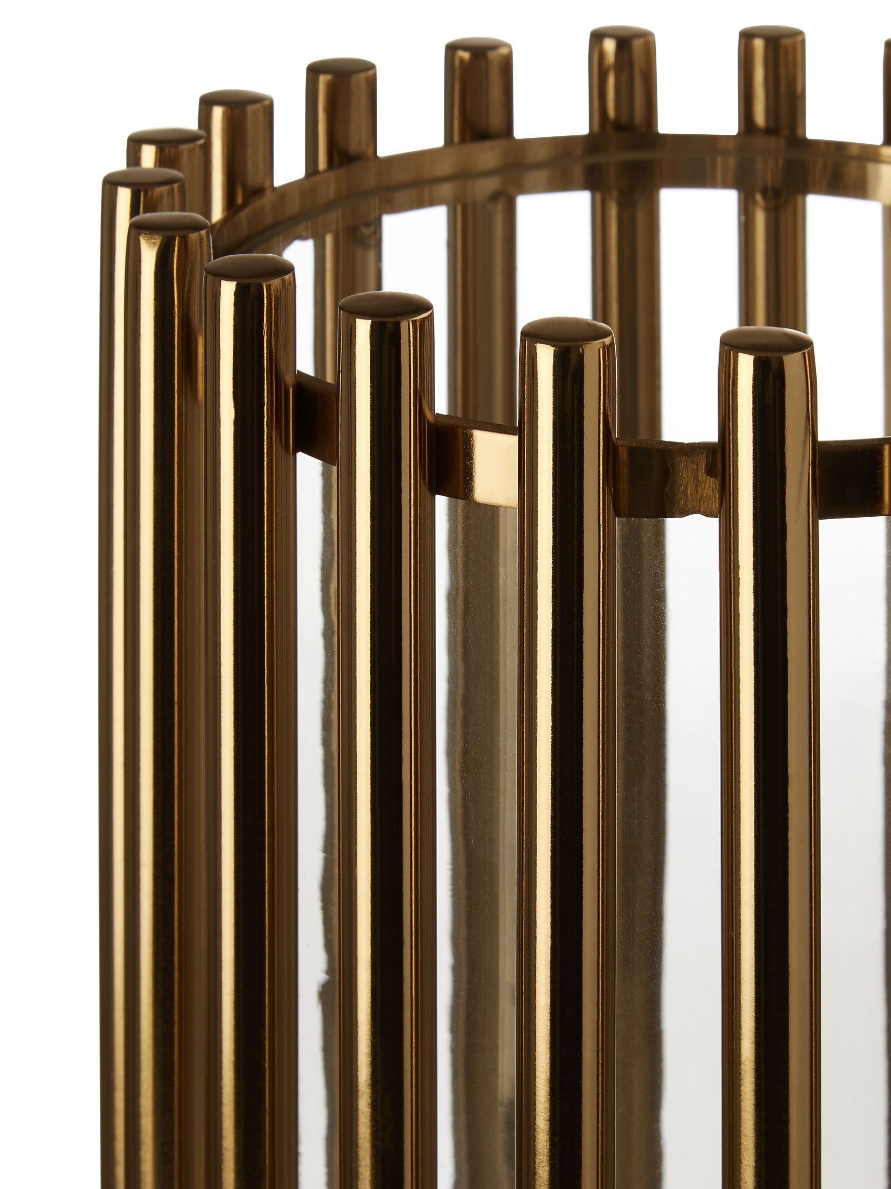 Fifty Five South Gold Martina Hurricane candle holder 34cm - British product