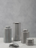 Fifty Five South grey hexagon ceramic umbrella stand 45cm - British product