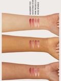Metallic pink prosecco lipstick (British brand)