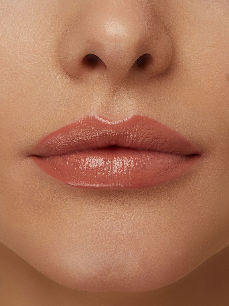 Set of 4 nude lip crayons with complementary shades (British brand)