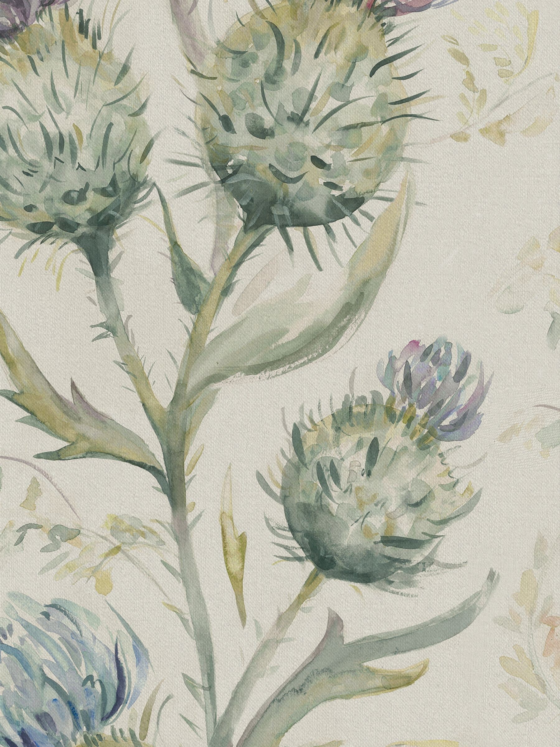 Voyage Maison purple thistle made to measure curtains, imported from the UK