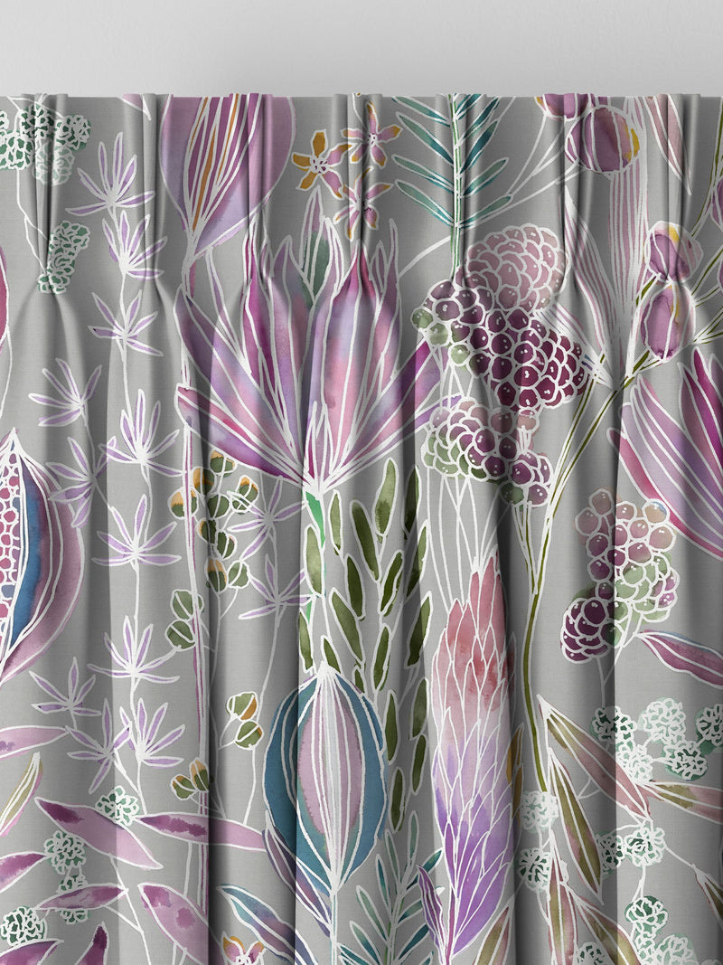 Voyage Maison Masina Dahlia Grey curtains - British product