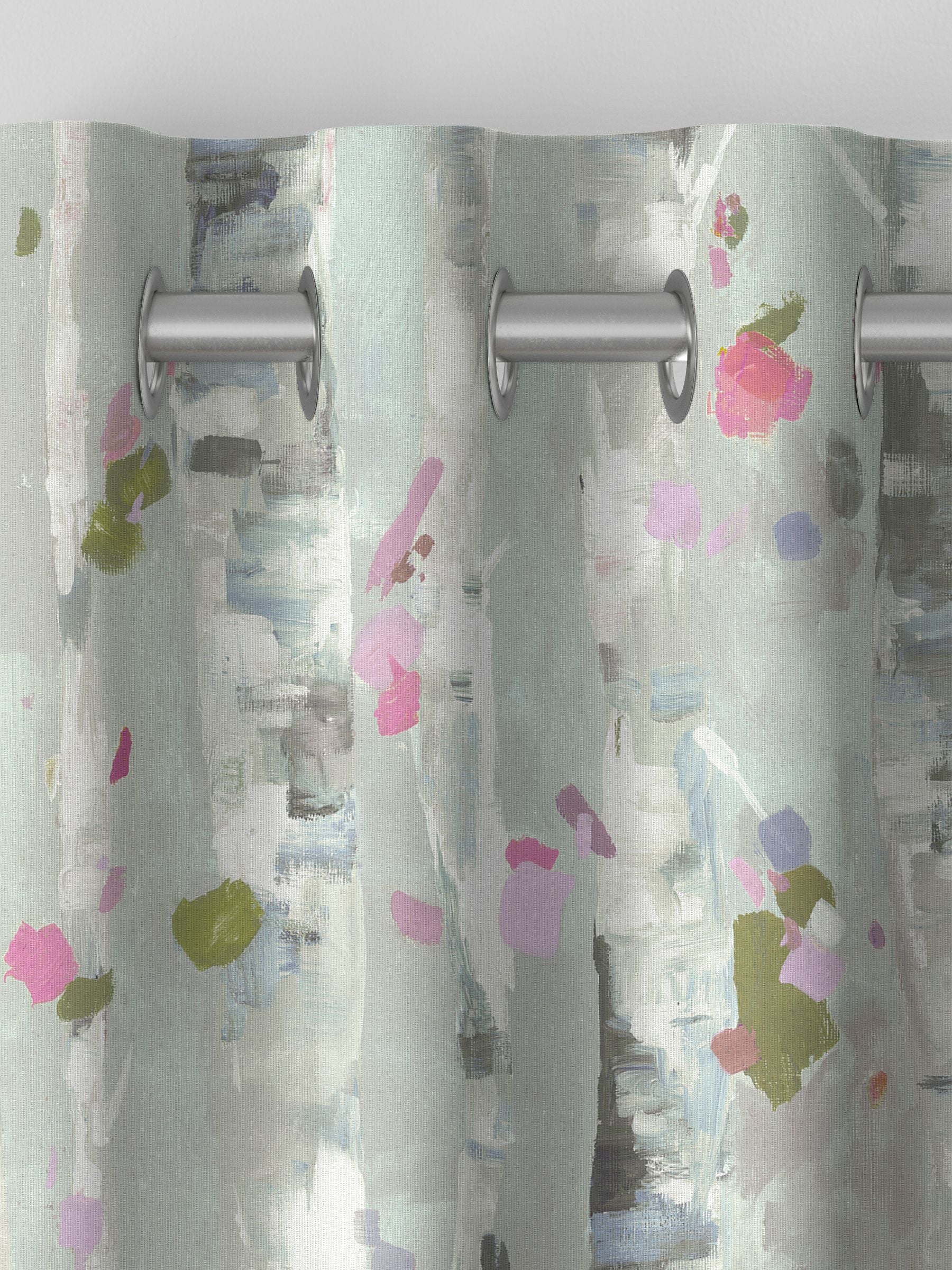 Voyage Maison Hoppa Peony Purple made to measure curtains, UK version