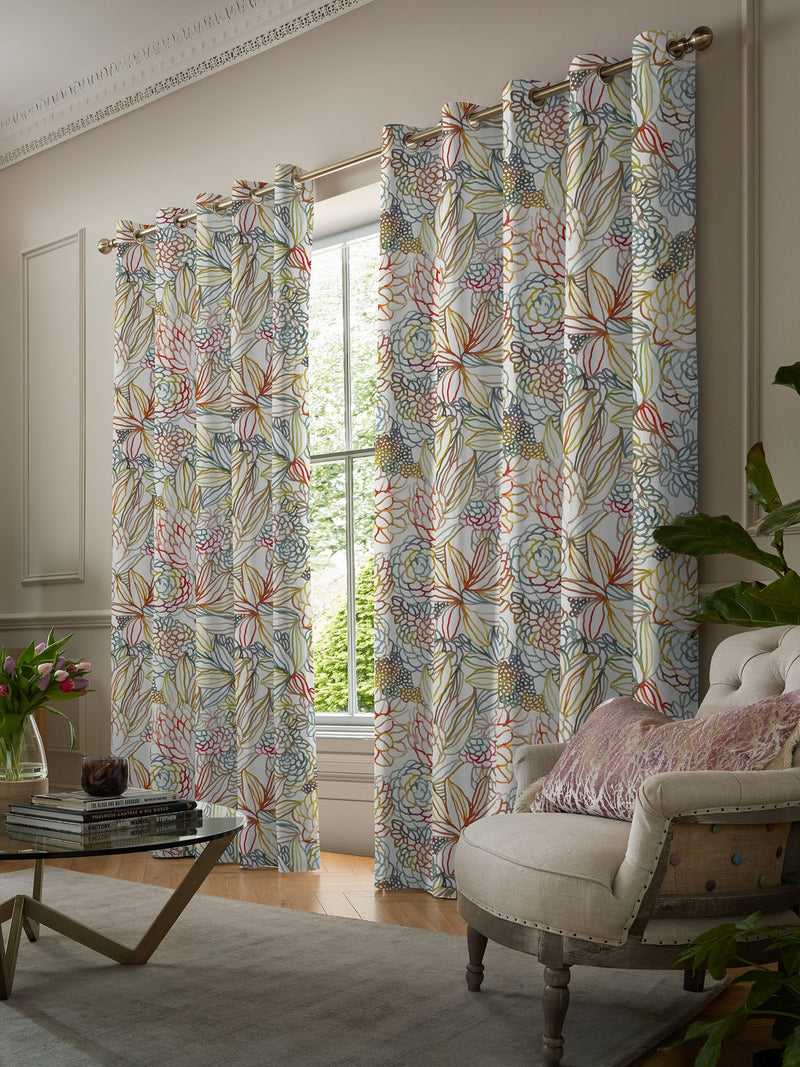 Voyage Maison Althorp curtains cinnamon red, imported from the UK