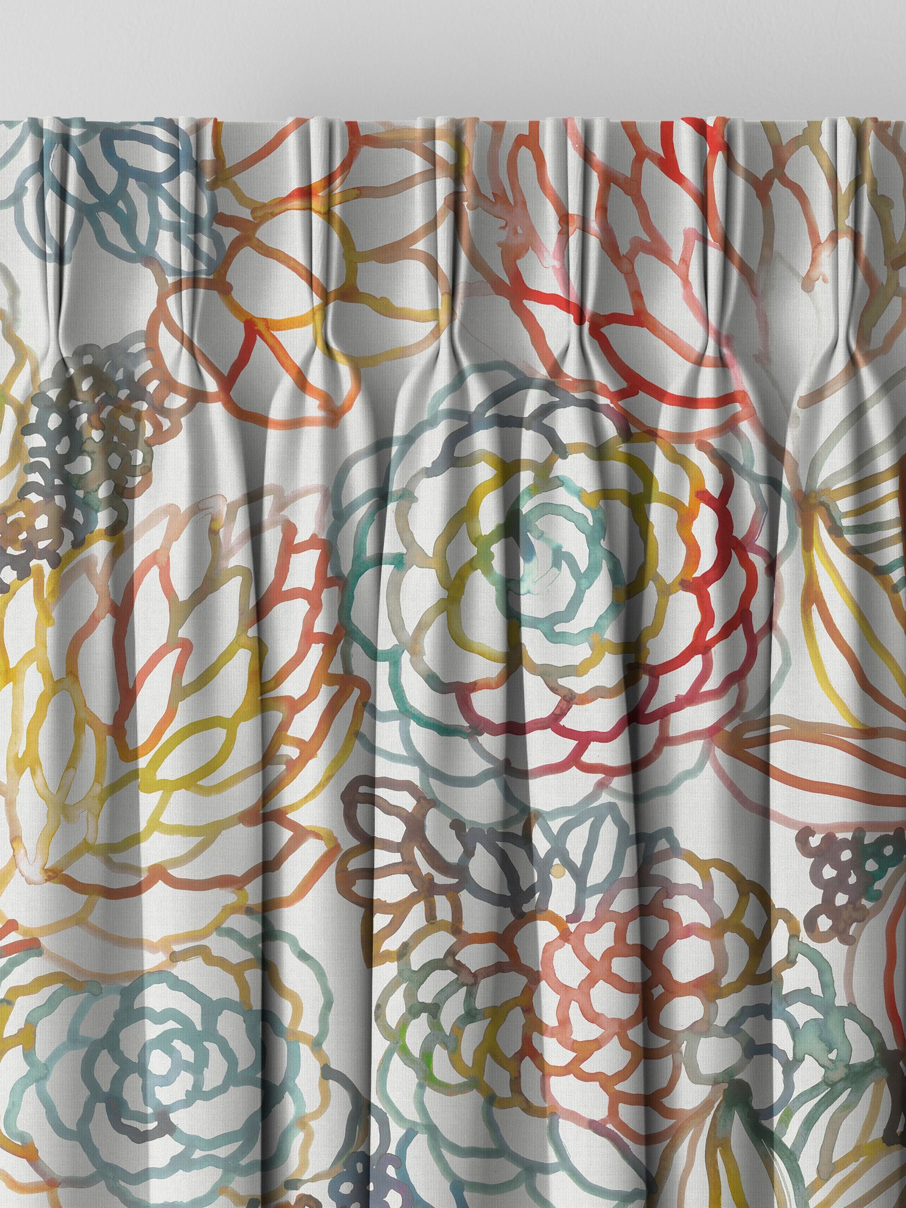 Voyage Maison Althorp curtains cinnamon red, imported from the UK