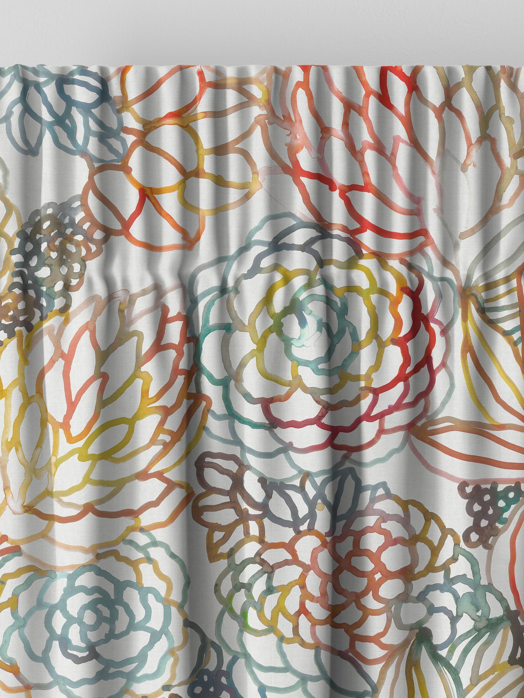 Voyage Maison Althorp curtains cinnamon red, imported from the UK