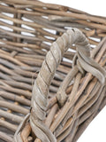 Pacific grey Kubu tray storage baskets set of 2 - British product