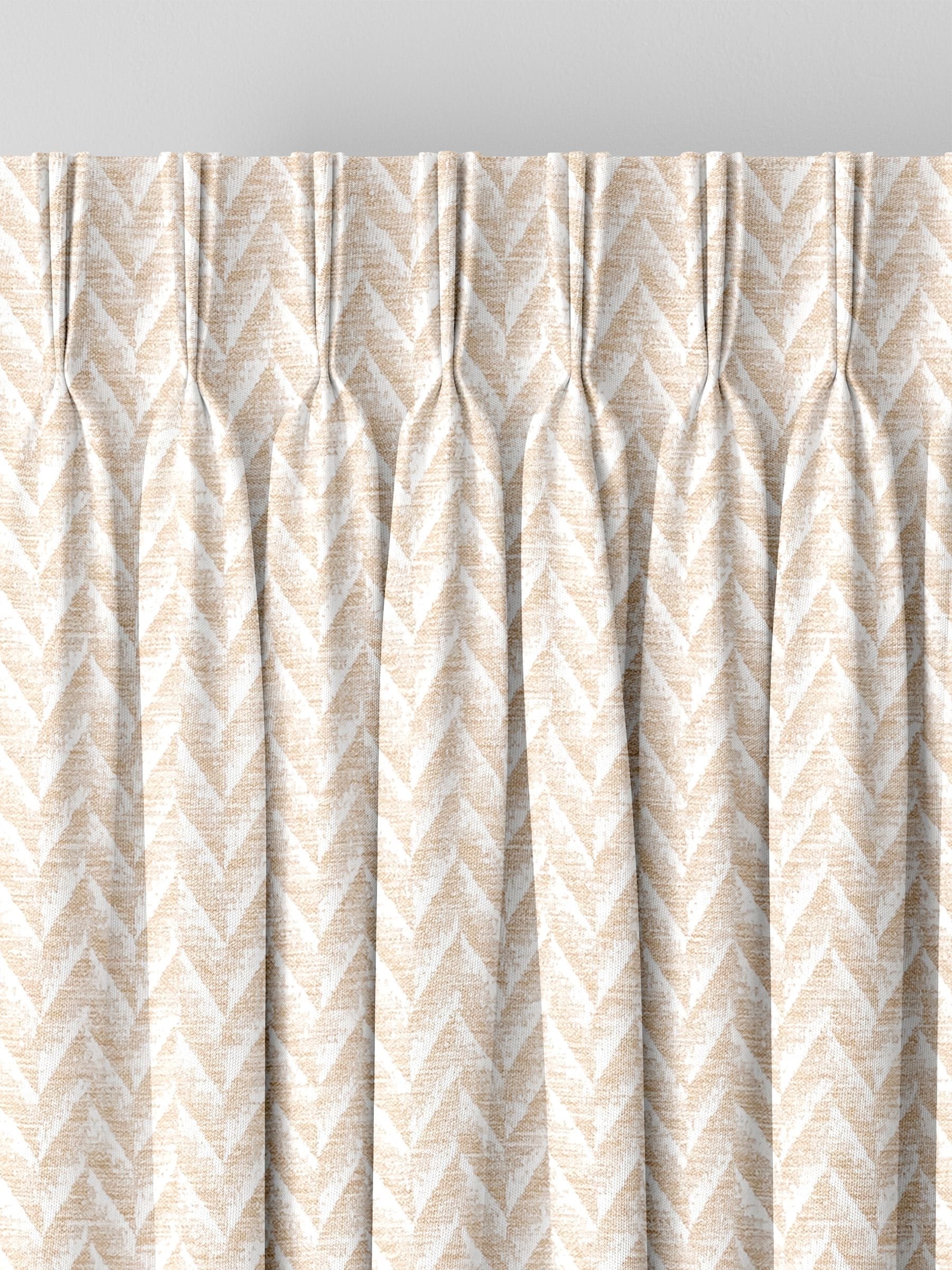 Cream Ziggy made to measure curtains - British product