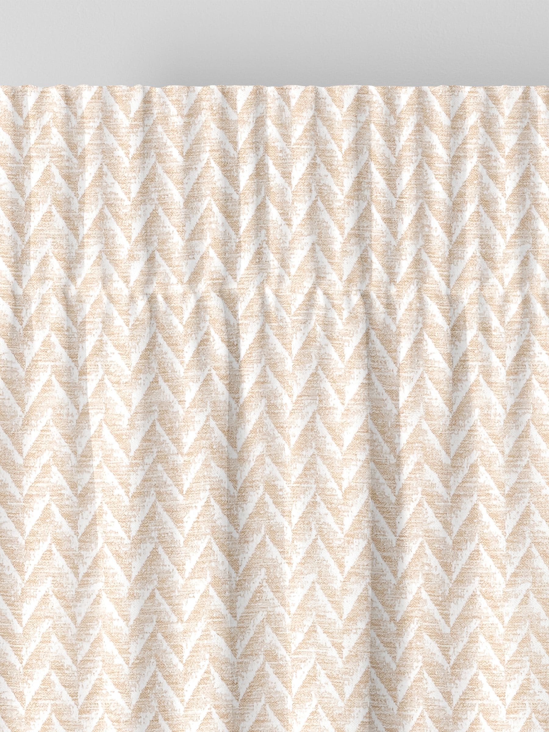 Cream Ziggy made to measure curtains - British product