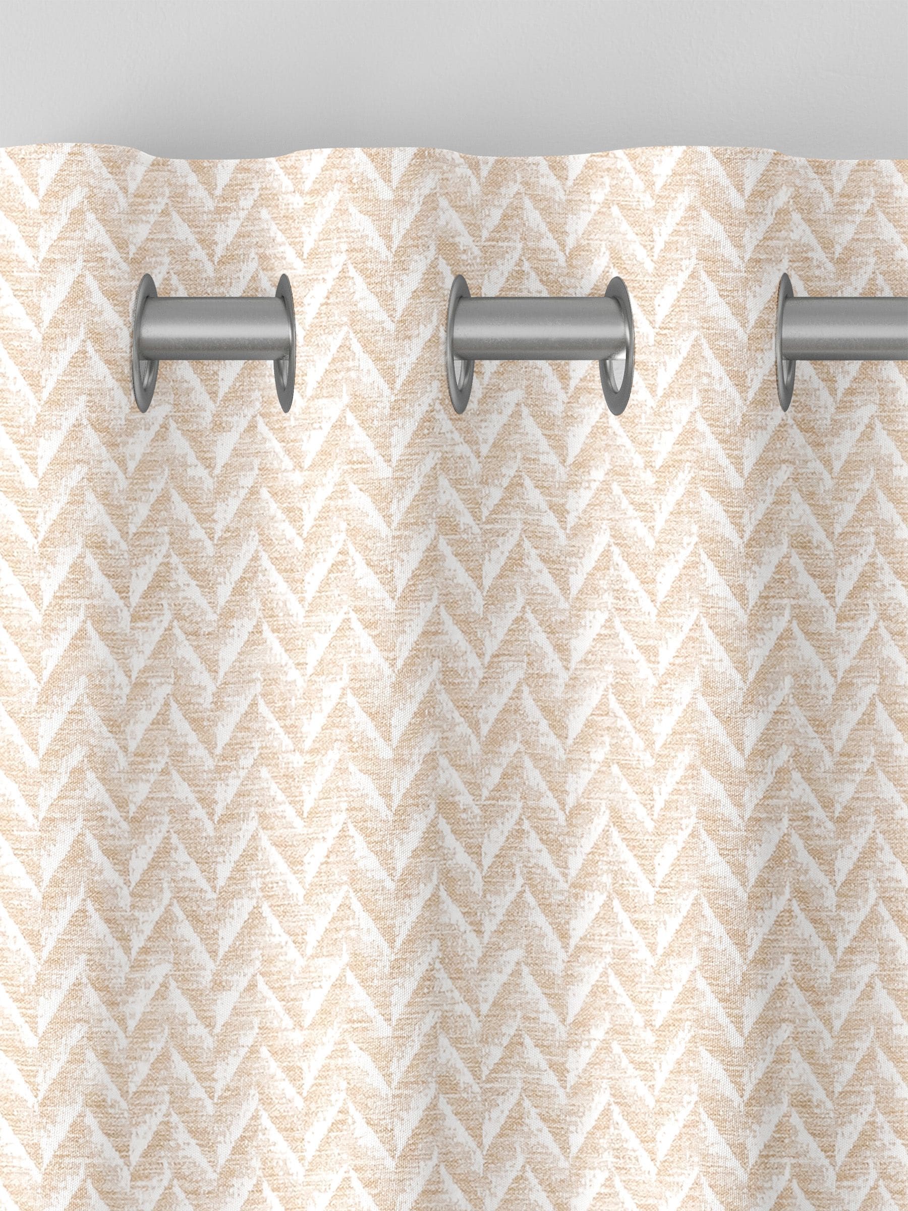 Cream Ziggy made to measure curtains - British product