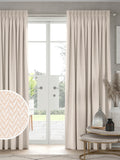 Cream Ziggy made to measure curtains - British product