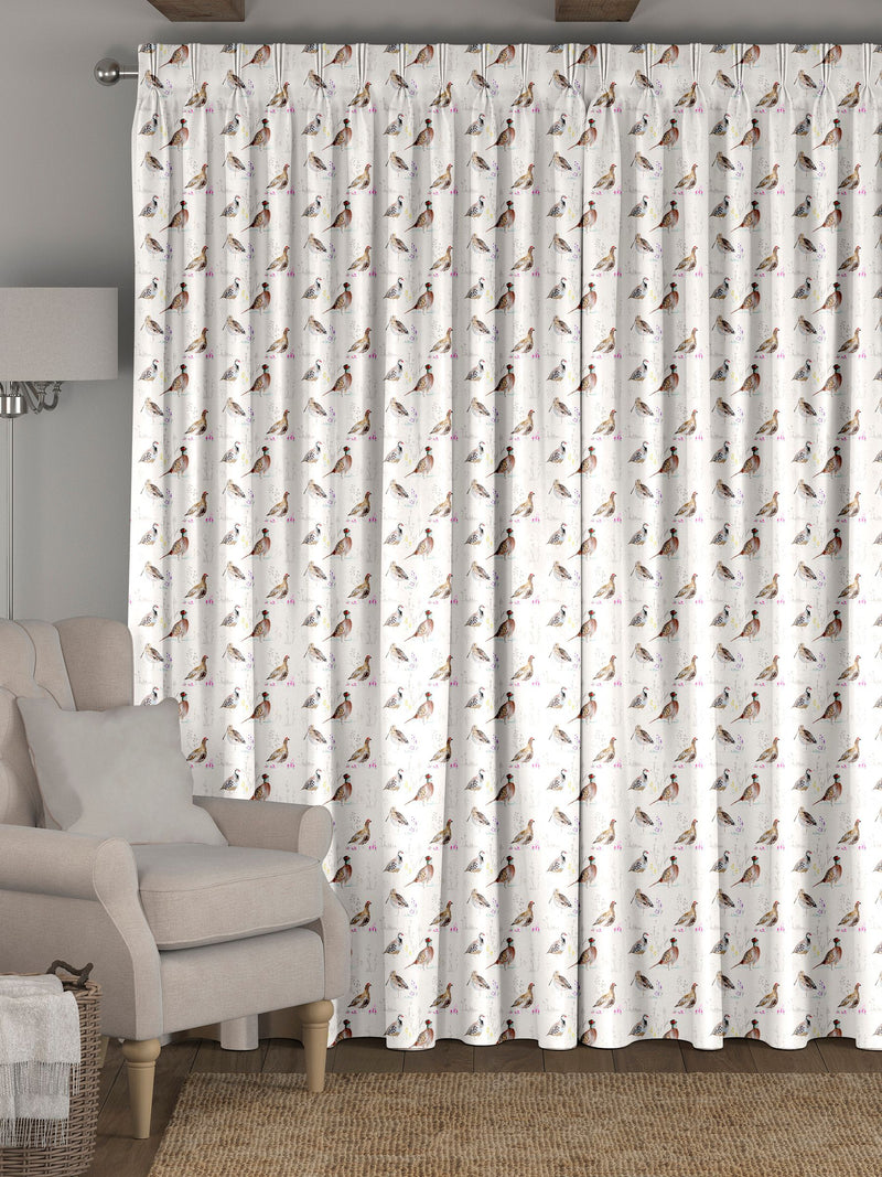 Next bird print made to measure curtains, UK version