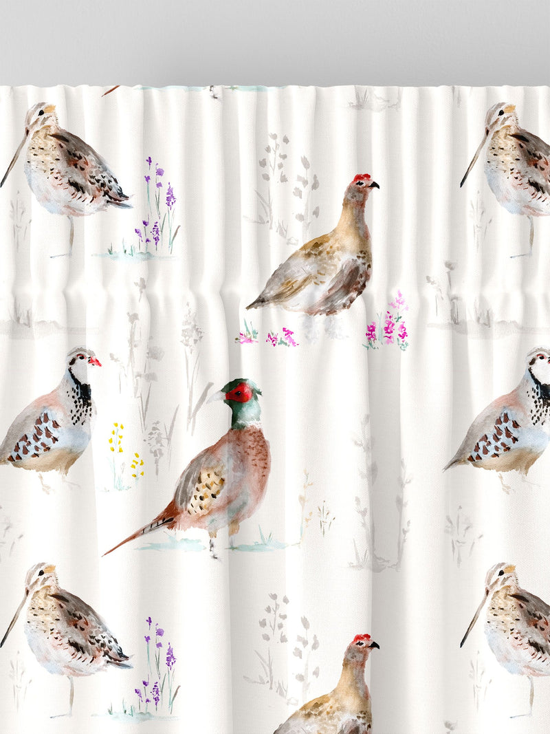 Next bird print made to measure curtains, UK version