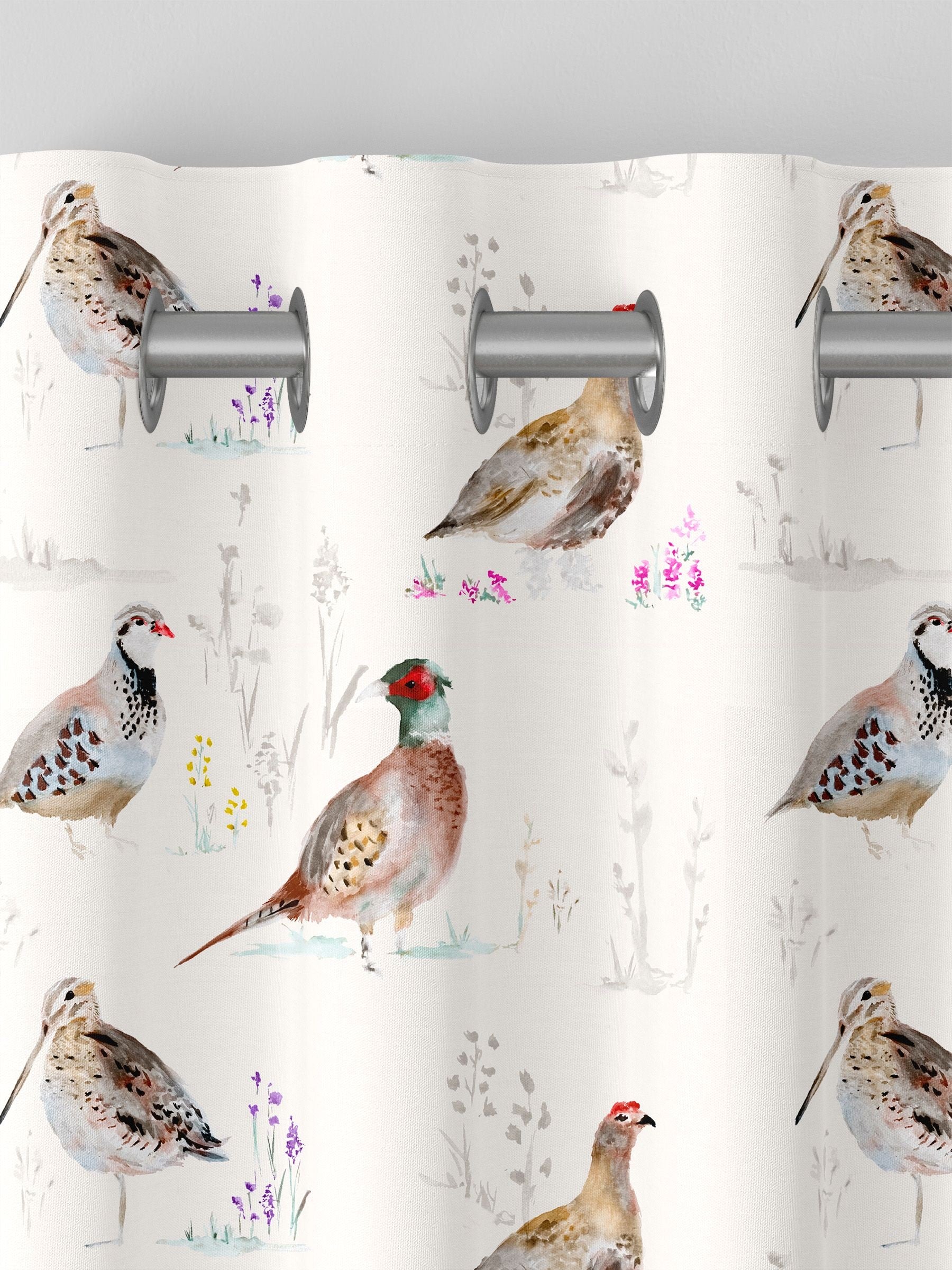 Next bird print made to measure curtains, UK version