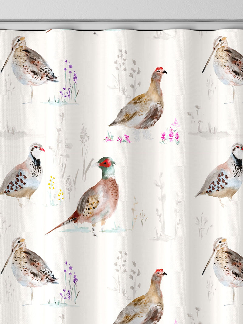 Next bird print made to measure curtains, UK version