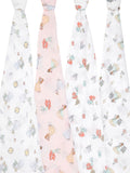 Aden & Anais Disney Princess Essentials Muslin Blankets 4 Pack