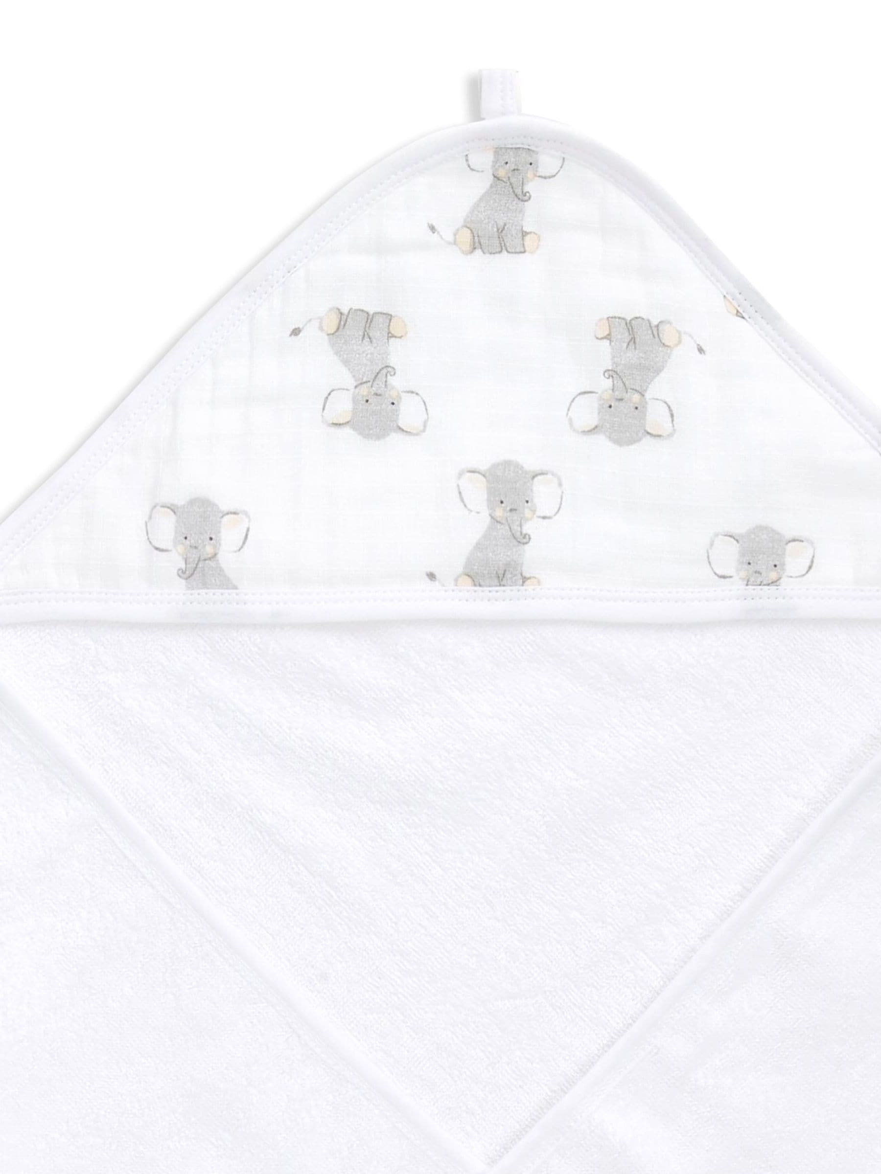 aden anais white safari babes hooded towel 2 pack - British product