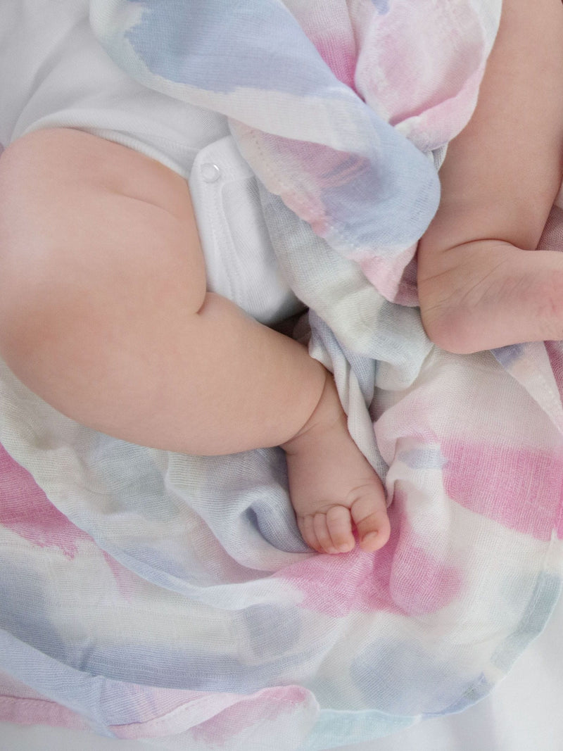aden + anais muslin baby blankets Pink Florentine 3 pack (British brand)
