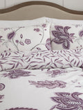 Dreams & Drapes Purple Samira Duvet Cover and Pillowcase Set