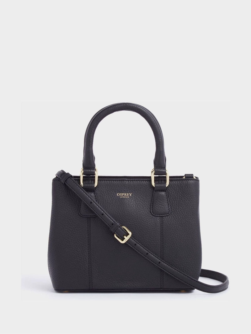 Osprey London White Mini Adaline Leather Grab Bag