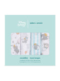 Aden & Anais Dumbo New Heights Essentials Muslin Blankets 4 Pack