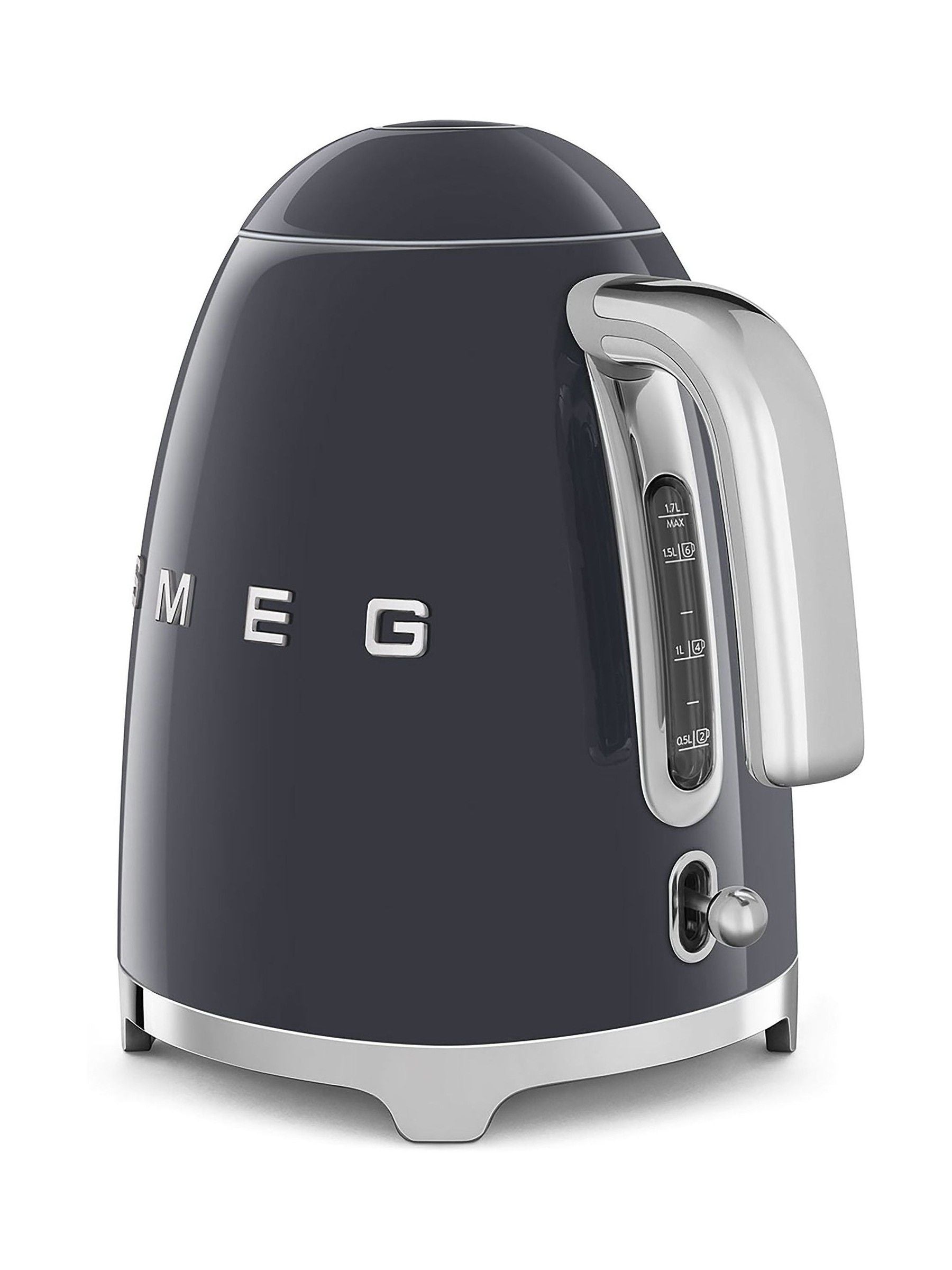 Smeg grey electric kettle 1.7L (British brand)