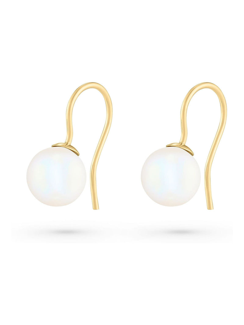 Beaverbrooks Gold freshwater cultured pearl earrings - British product