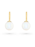 Beaverbrooks Gold freshwater cultured pearl earrings - British product