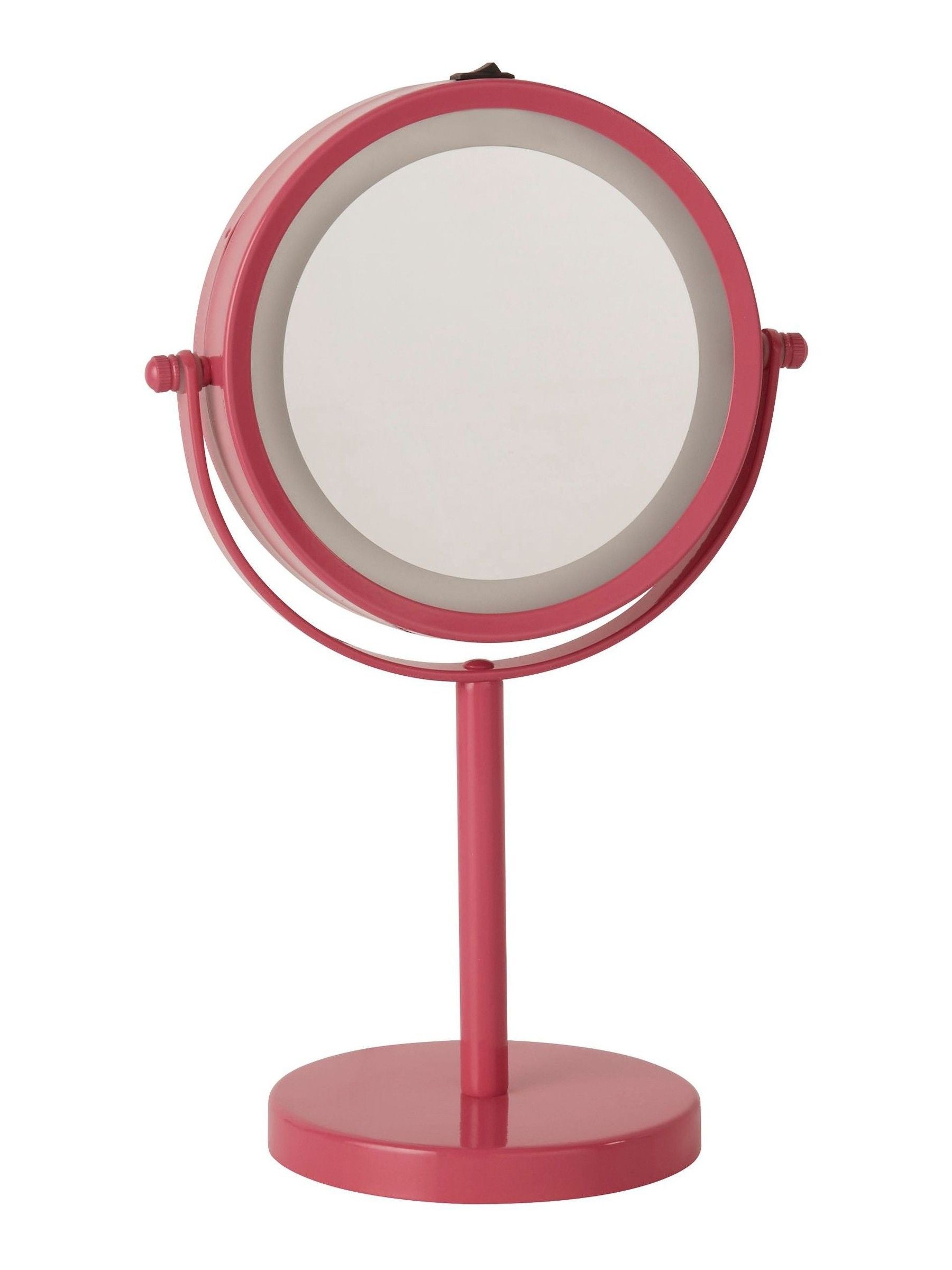 Searchlight Pink Margot illuminated makeup mirror (British brand)