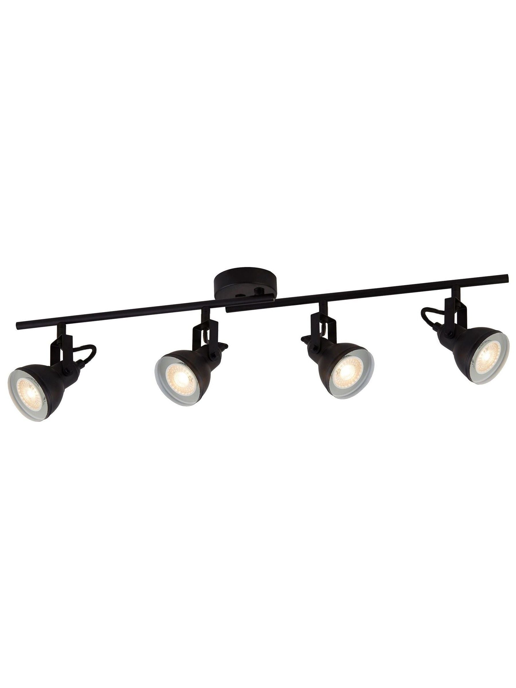Searchlight 4-light bar spotlight أسود غير لامع - منتج بريطاني