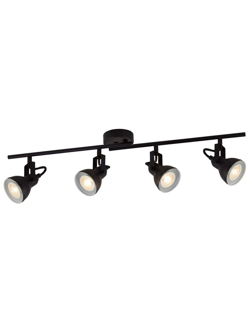 Searchlight 4-light bar spotlight أسود غير لامع - منتج بريطاني