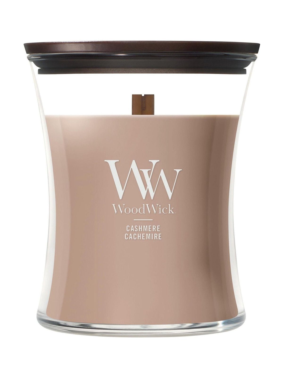 Woodwick Cashmere candle medium hourglass (British brand)