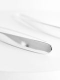 Silver tone pull-through earrings (British brand)