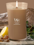 WoodWick Santal Myrrh Medium Hourglass Single Wick Candle