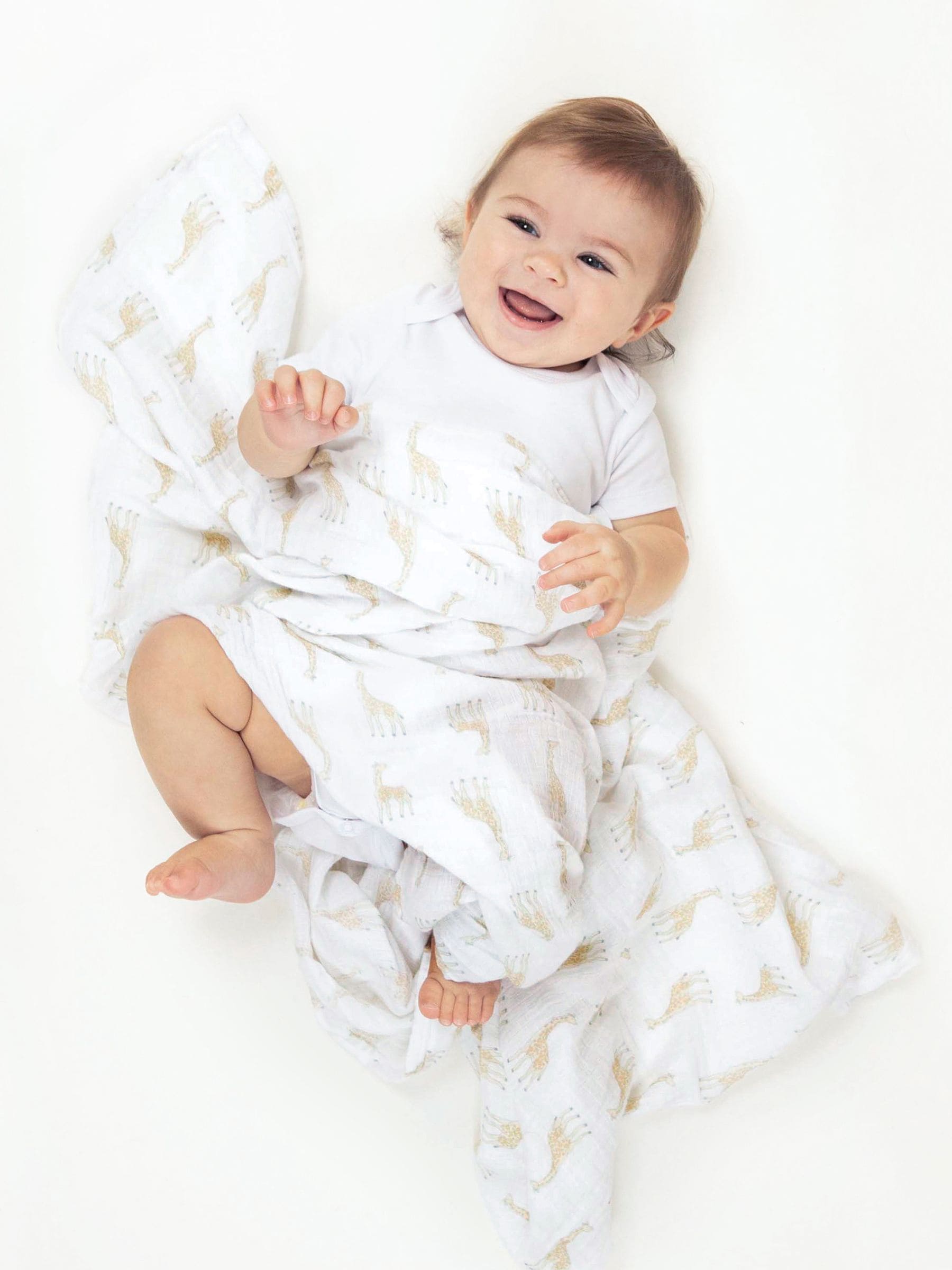 Aden & Anais Natural History Essentials Muslin Blankets 4 Pack
