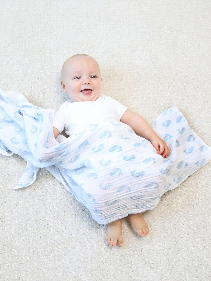 Aden & Anais Natural History Essentials Muslin Blankets 4 Pack