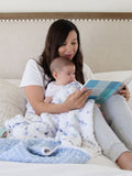 aden + anais Blue Rising Star Dream muslin blanket (British brand)
