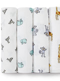 aden + anais Jungle Jam Large Muslin Blankets 4 Pack