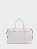 Osprey London cream leather weekender bag, UK version