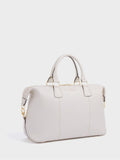 Osprey London cream leather weekender bag, UK version