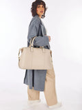 Osprey London cream leather weekender bag, UK version