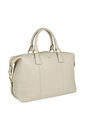 Osprey London cream leather weekender bag, UK version