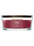 Woodwick red ellipse candle (British brand)