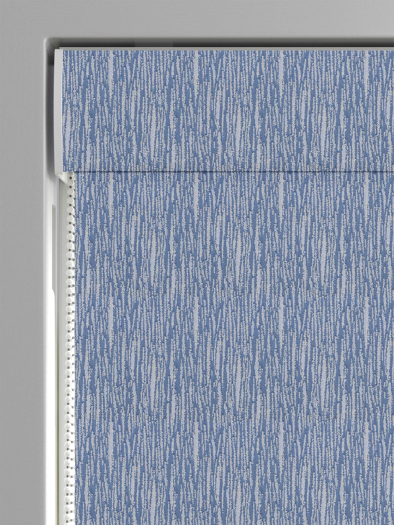 Next roman blind made to measure blue (British brand)
