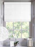 Next cream Quincy Oyster made to measure roman blind, imported from the UK