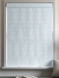 Sidley blue Roman blind with twig pattern (British brand)