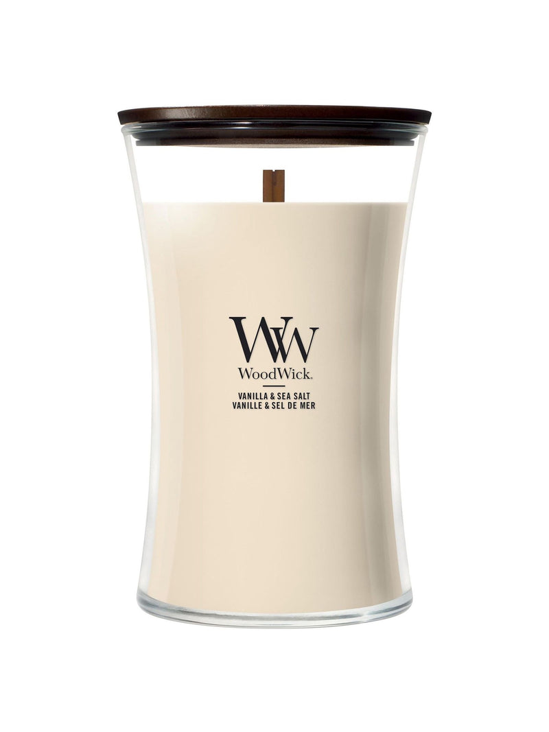 WoodWick Cream Hourglass large candle (British brand)